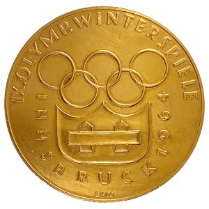 Az 1964-es Innsbrucki Téli Olimpia aranyérem