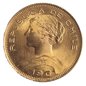 100 peso aranyérme Chile