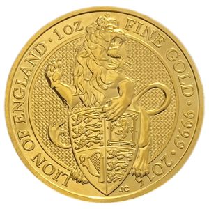 1 uncia aranyérme Lion of England, Queens Beasts Sorozat 2016 első kiadás