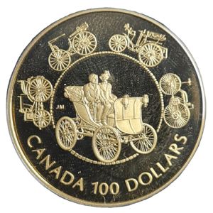 1/4 uncia  Kanadai 100 dolláros aranyérme 1993 Fetherstonhaugh