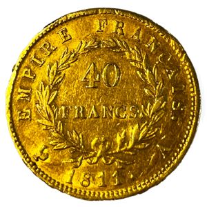 40 Frank aranyérme I. Napoleon 1811