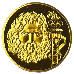 1/2 uncia Ausztria Olimpiai játékok aranyérme 1996 