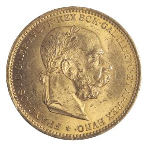 20 korona aranyérme 1897 Ferenc József