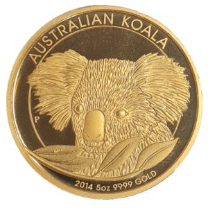 5 uncia aranyérme Koala 2014