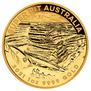 1 uncia aranyérme Ausztrália Super Pit 2021