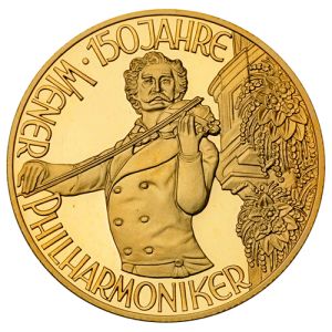 16g aranyérme Johann Strauss