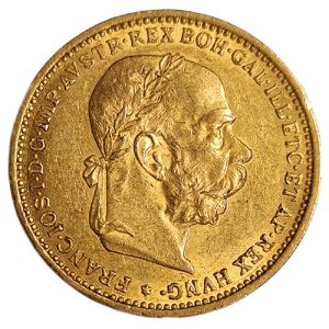 20 korona Ferenc József aranyérme 1894