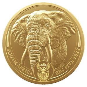 1 uncia Big Five Elefánt aranyérme 2022