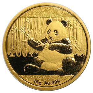 15g Panda aranyérme 2017