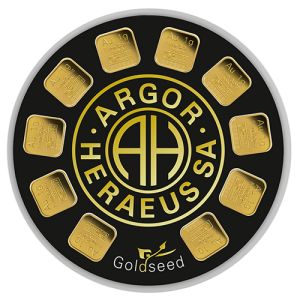 10×1g Argor Heraeus Gold Seed lemez