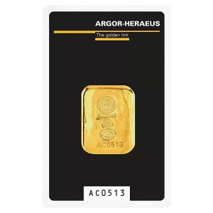 50g Argor Heraeus aranytömb - öntött
