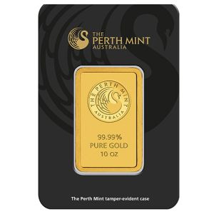 10 uncia Perth Mint aranytömb