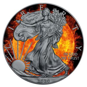 1 uncia Sas ezüstérme 2020 – Tűz, Art Color Collection