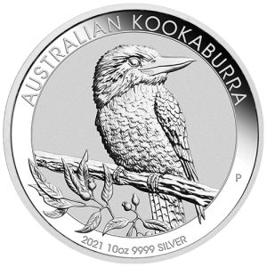 10 uncia Kookaburra ezüstérme 2021