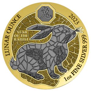 1 uncia Fekete Nyúl ezüstérme 2023 - Art Color Collection