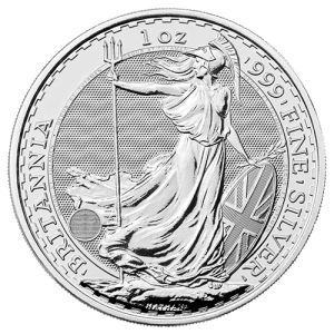 1 uncia Britannia ezüstérme